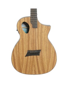Michael Kelly Forte Exotic Zebra Acoustic Electric Guitar