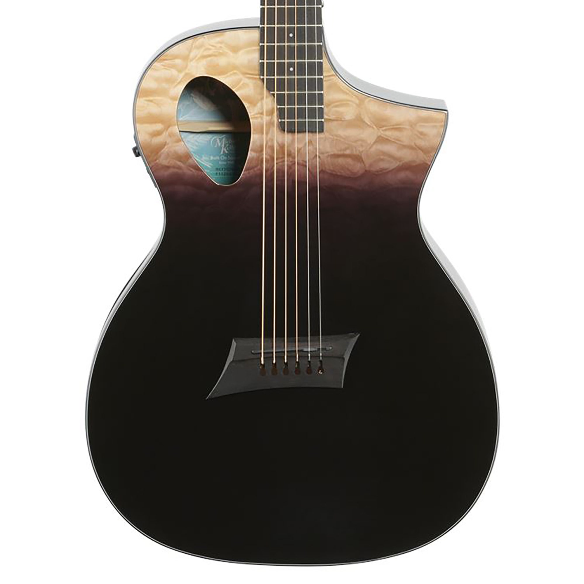 Michael Kelly Forte Port X Acoustic Electric Guitar Partial Eclipse