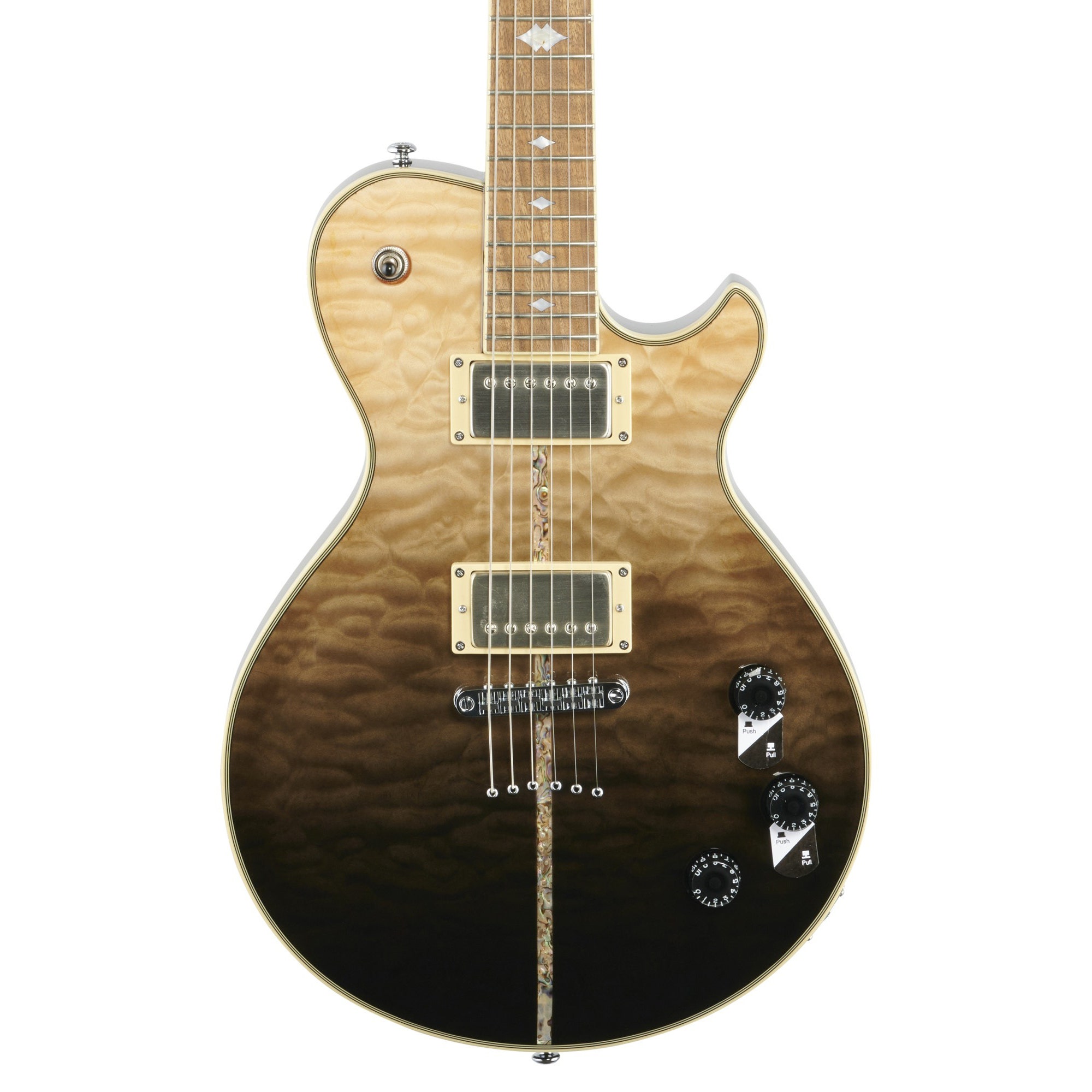 Michael Kelly Mod Shop Patriot Instinct Bare Knuckle Guitar Partial Eclipse