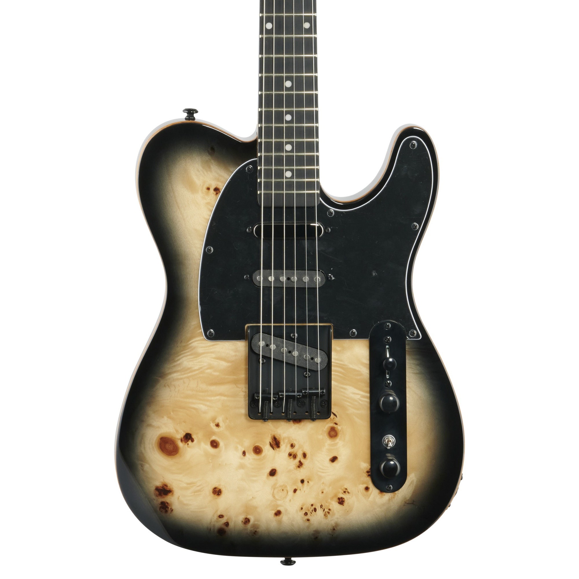 Michael Kelly Triple 50 Electric Guitar Black Burl