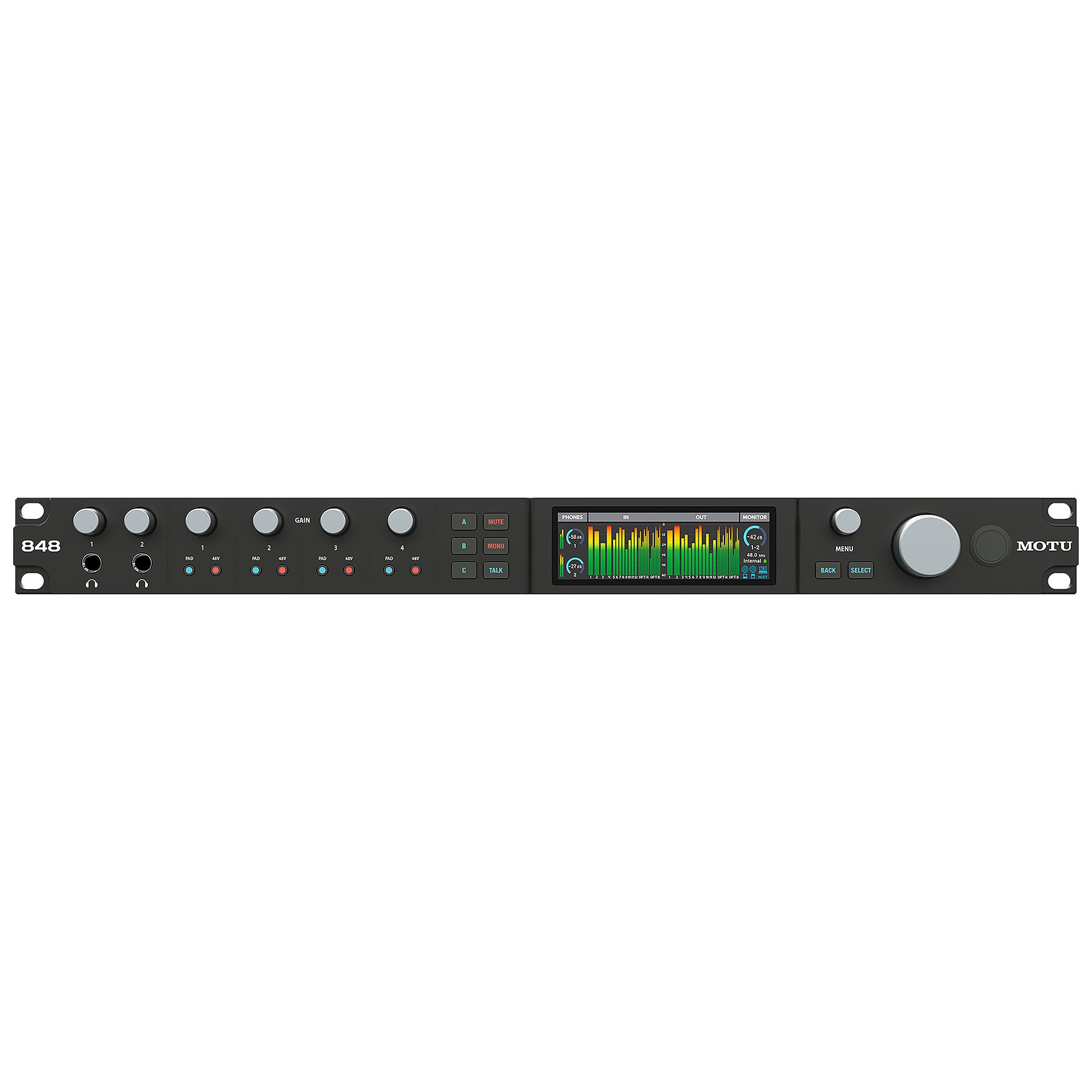 MOTU 848 28 x 32 Thunderbolt USB4 Audio Interface
