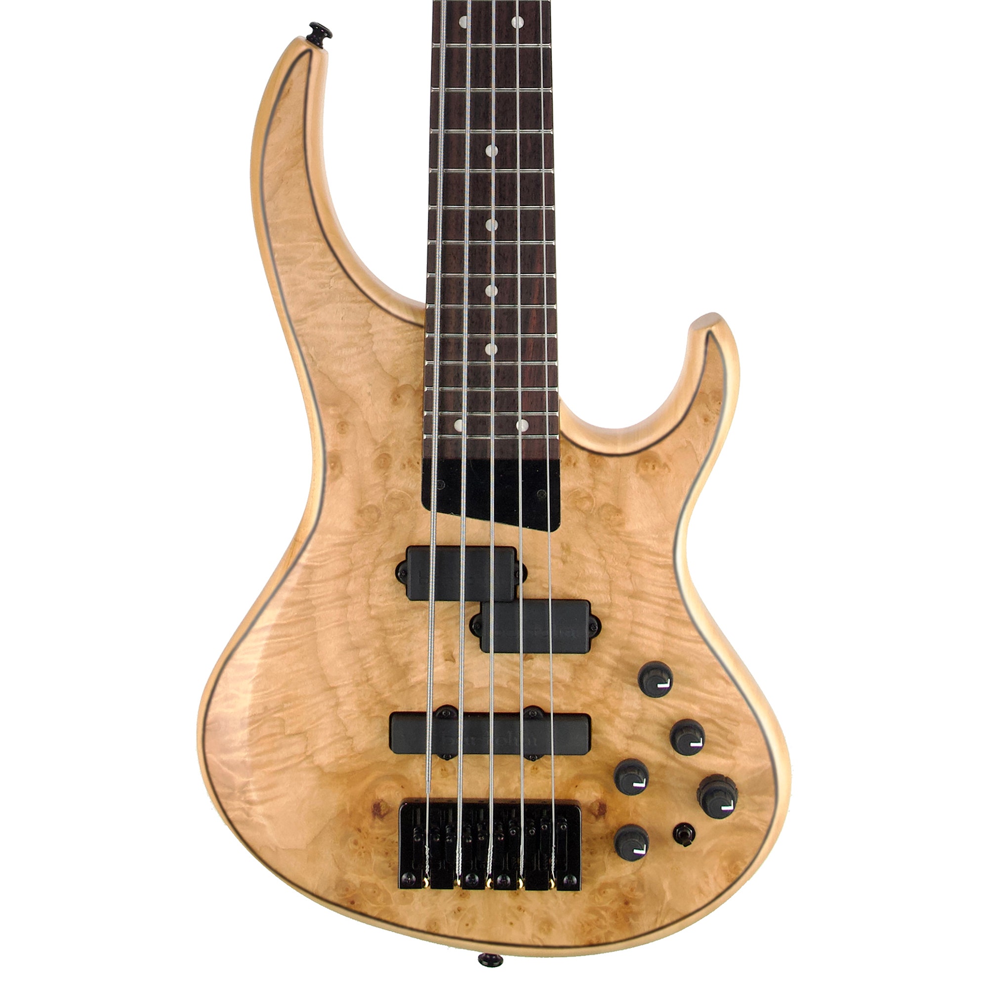 MTD Kingston LK5 5-String Electric Bass Guitar Natural Burl