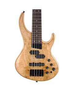 MTD Kingston LK5 5-String Electric Bass Guitar Natural Burl