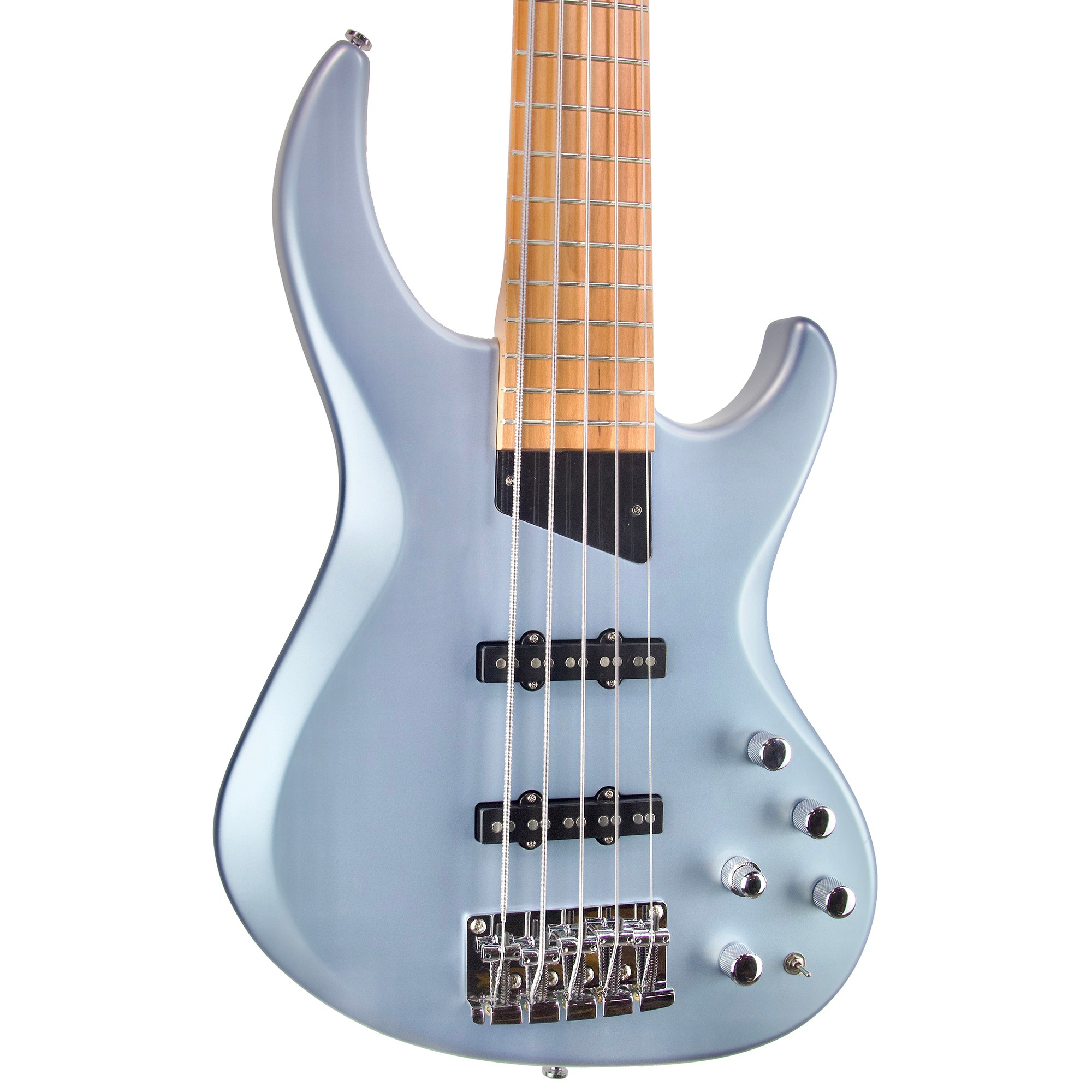 MTD Kingston Saratoga Deluxe 5 5-String Bass Guitar Blue Steel Matte