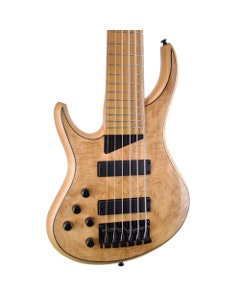 MTD Kingston Z6 Left Handed 6-String Bass Guitar Burl Matte