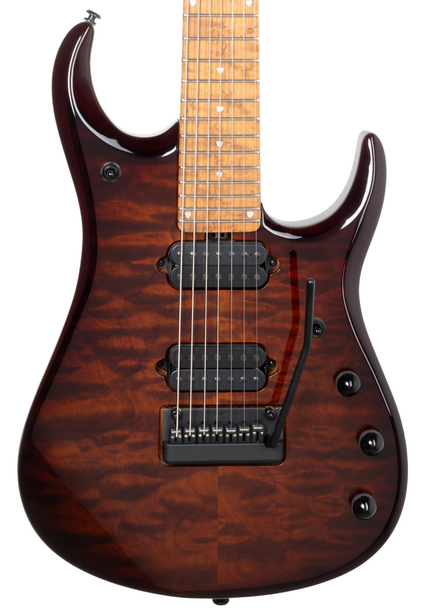 Ernie Ball Music Man JP15 7-String Quilt Guitar with Case