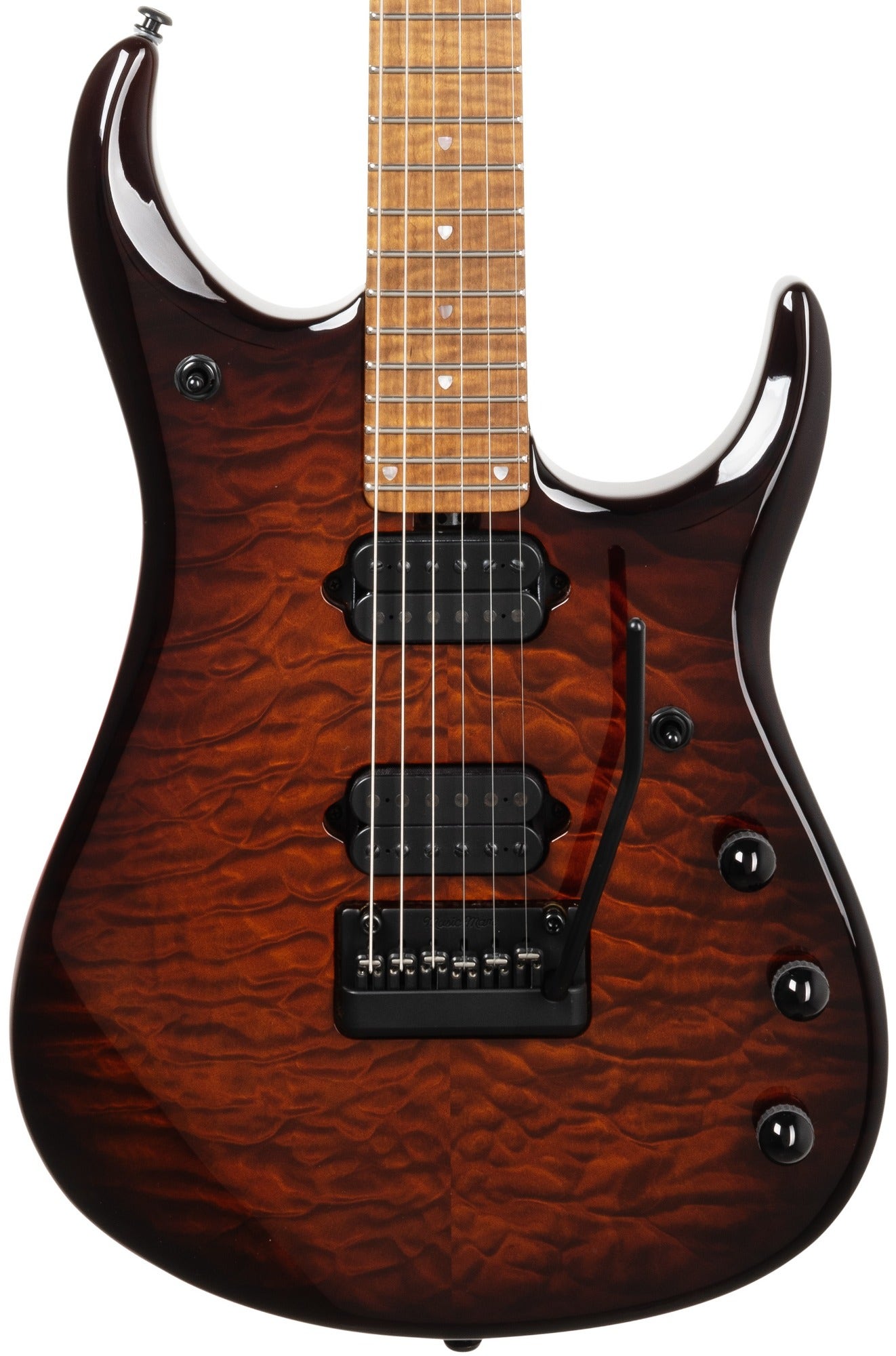 Ernie Ball Music Man JP15 Quilt Top Guitar with Case