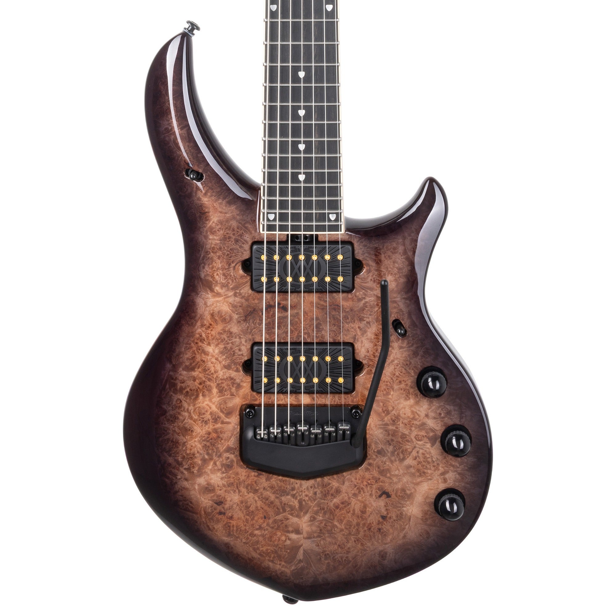 Ernie Ball Music Man BFR John Petrucci Majesty 7-String Guitar with MONO Bag Chocolate Grizzle