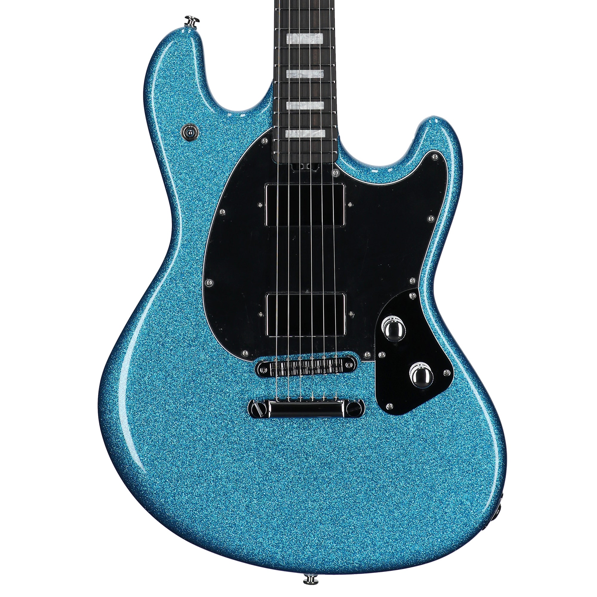 Ernie Ball Music Man Sting Ray HT Guitar Exclusive Brilliant Blue Sparkle