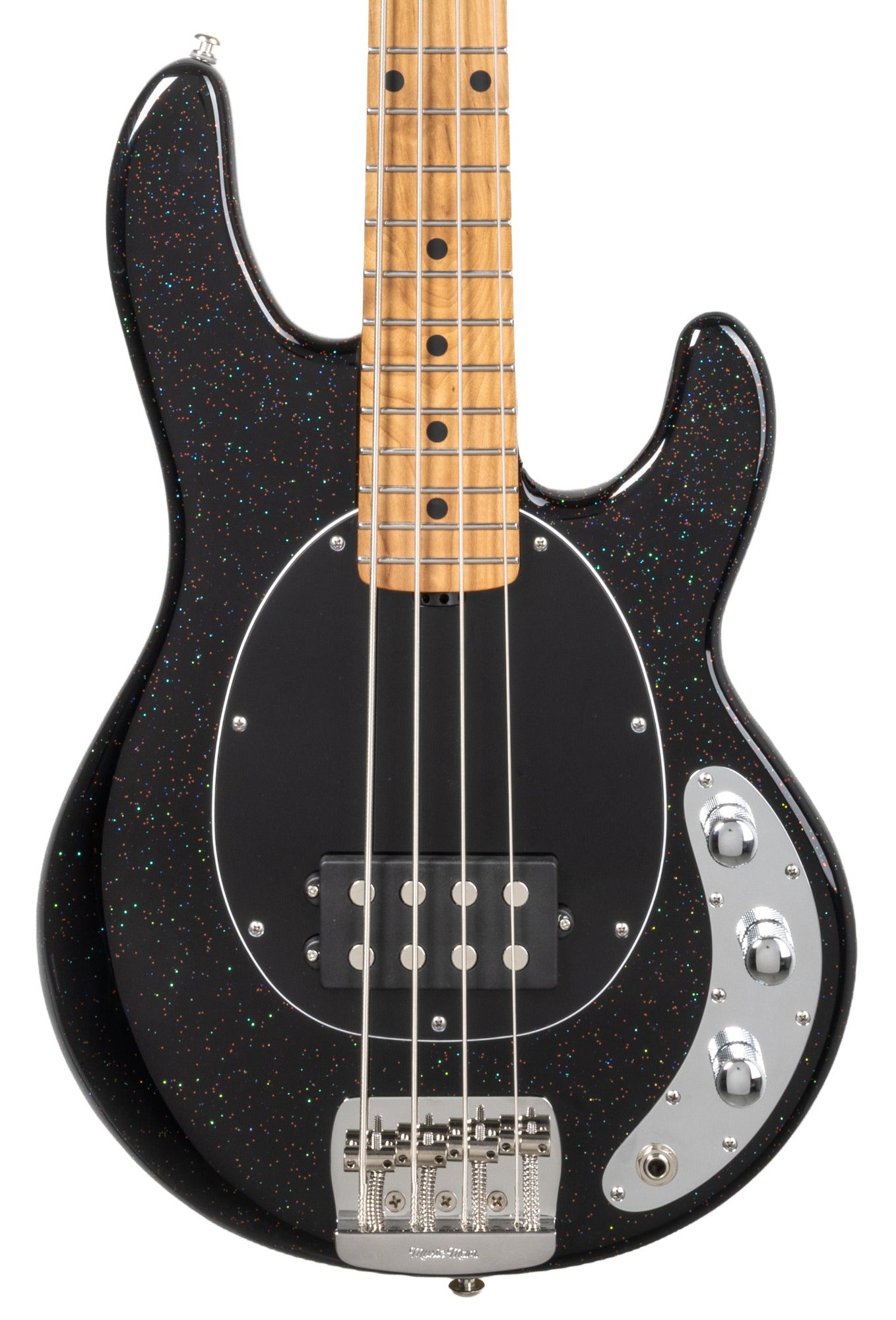 Music Man Short Scale StingRay Midnight Confetti with MONO Soft Case
