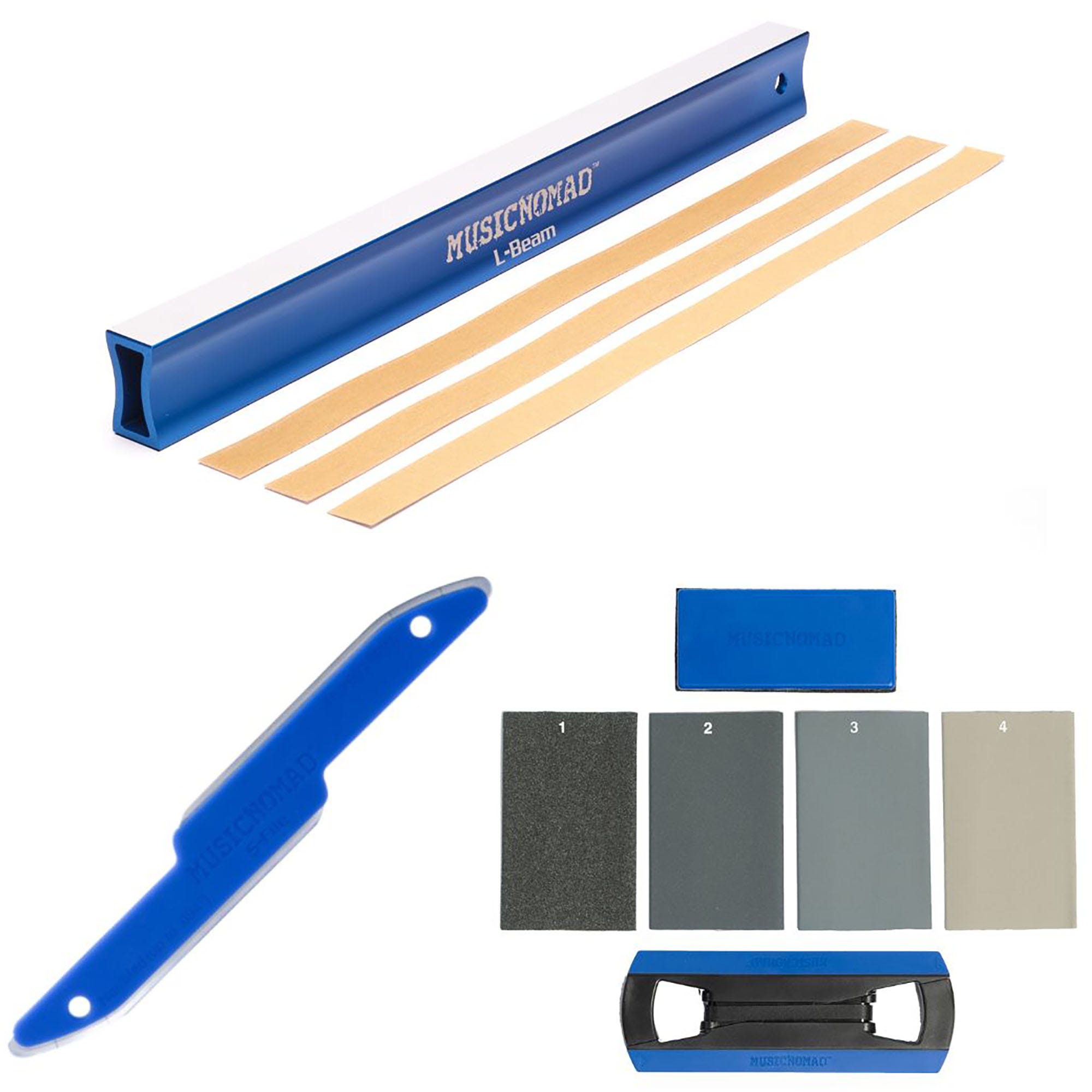 Music Nomad MN872 11 Piece Guitar Fret Leveling Kit
