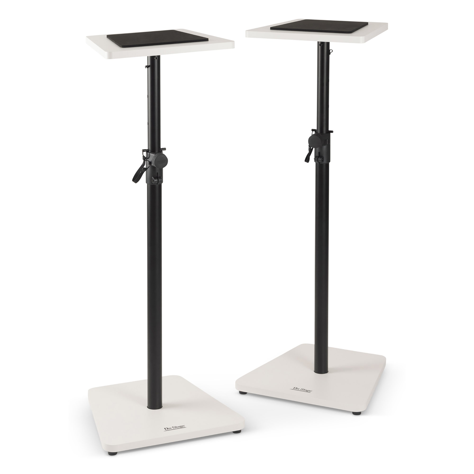 On Stage SMS7500W Studio Monitor Stands White