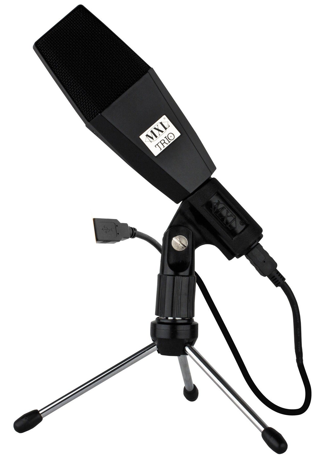 MXL TRIO USB Microphone with Desktop Stand and Cable