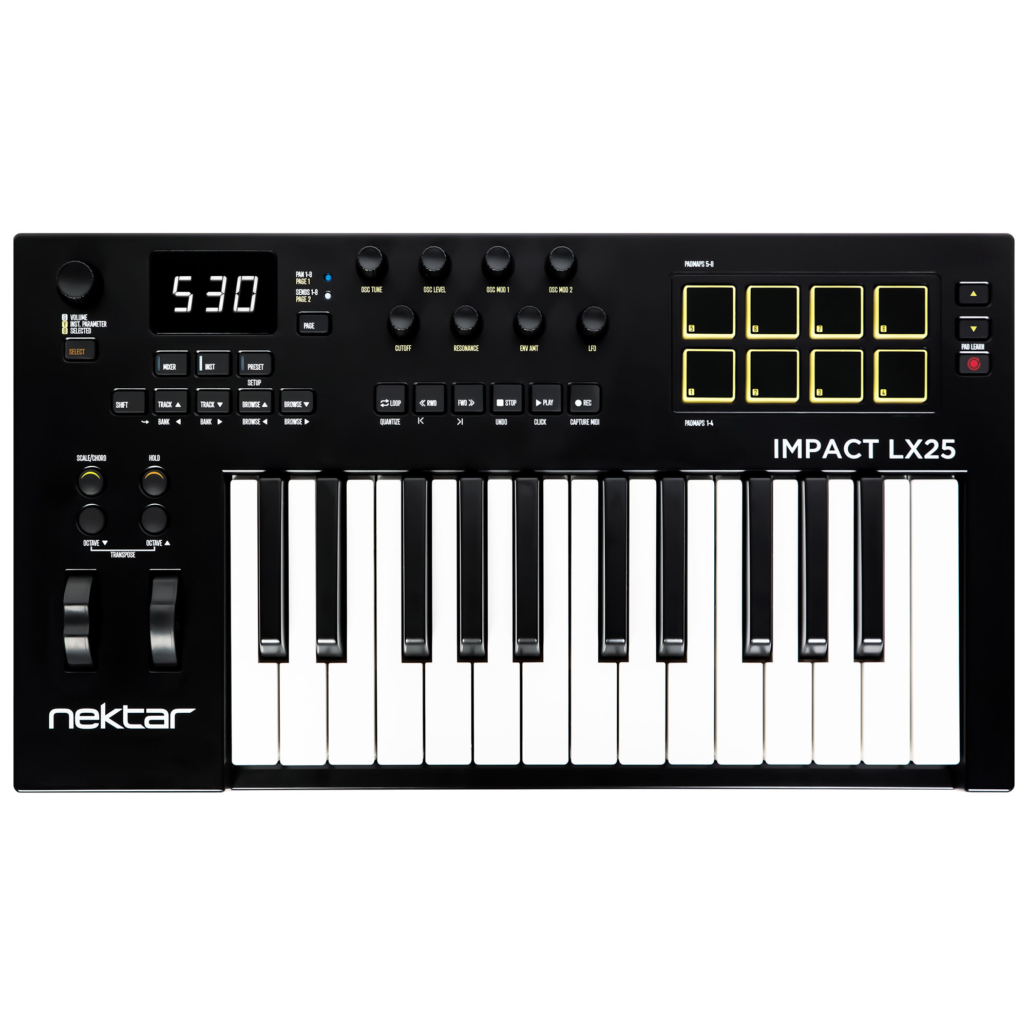 Nektar Impact LX25 MK3 25-Key USB Keyboard