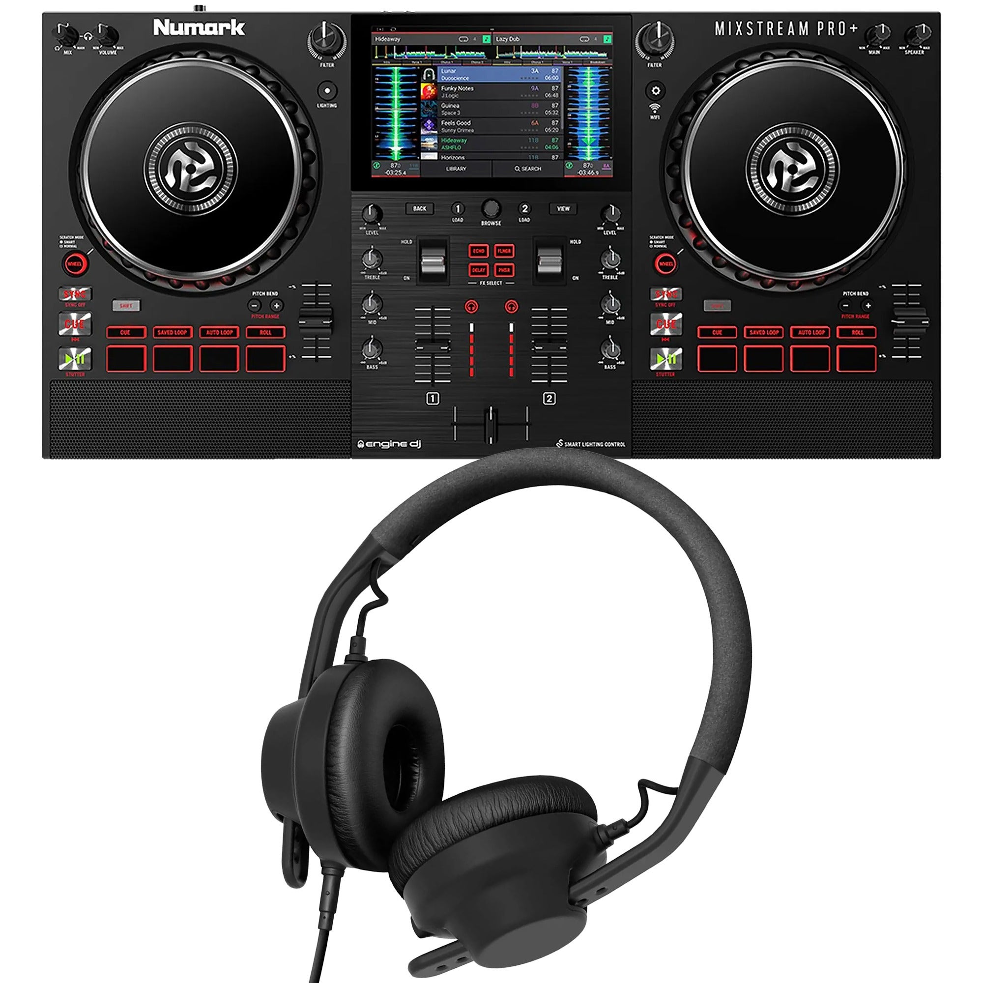 Numark Mixstream Pro Plus DJ Controller with Headphones