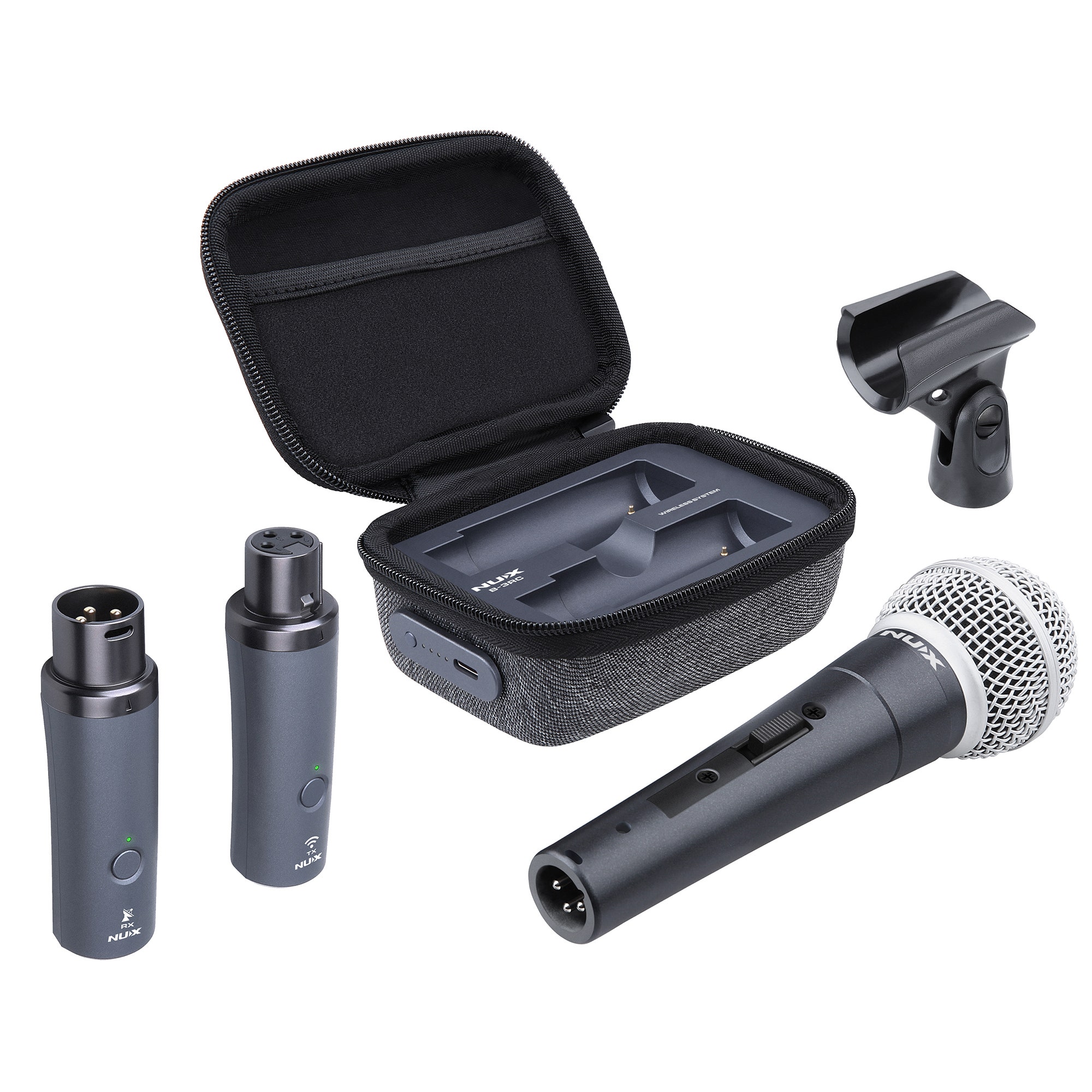 NUX B-3RC Handheld Wireless Microphone System