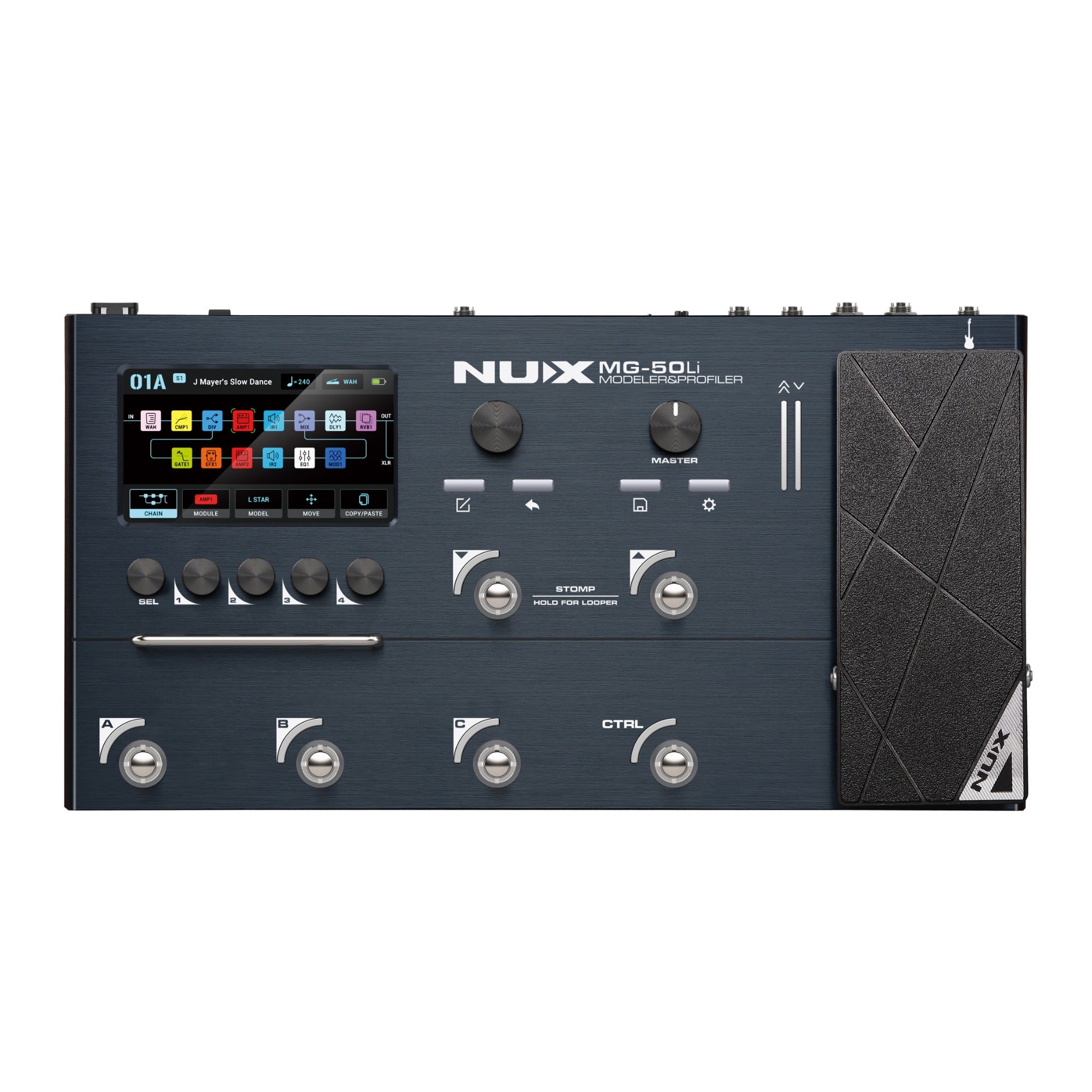 NUX MG-50Li Amp and Pedal Modeler and Profiler with Gig Bag