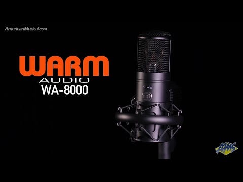 Warm Audio WA-8000 Large Diaphragm Tube Condenser | American