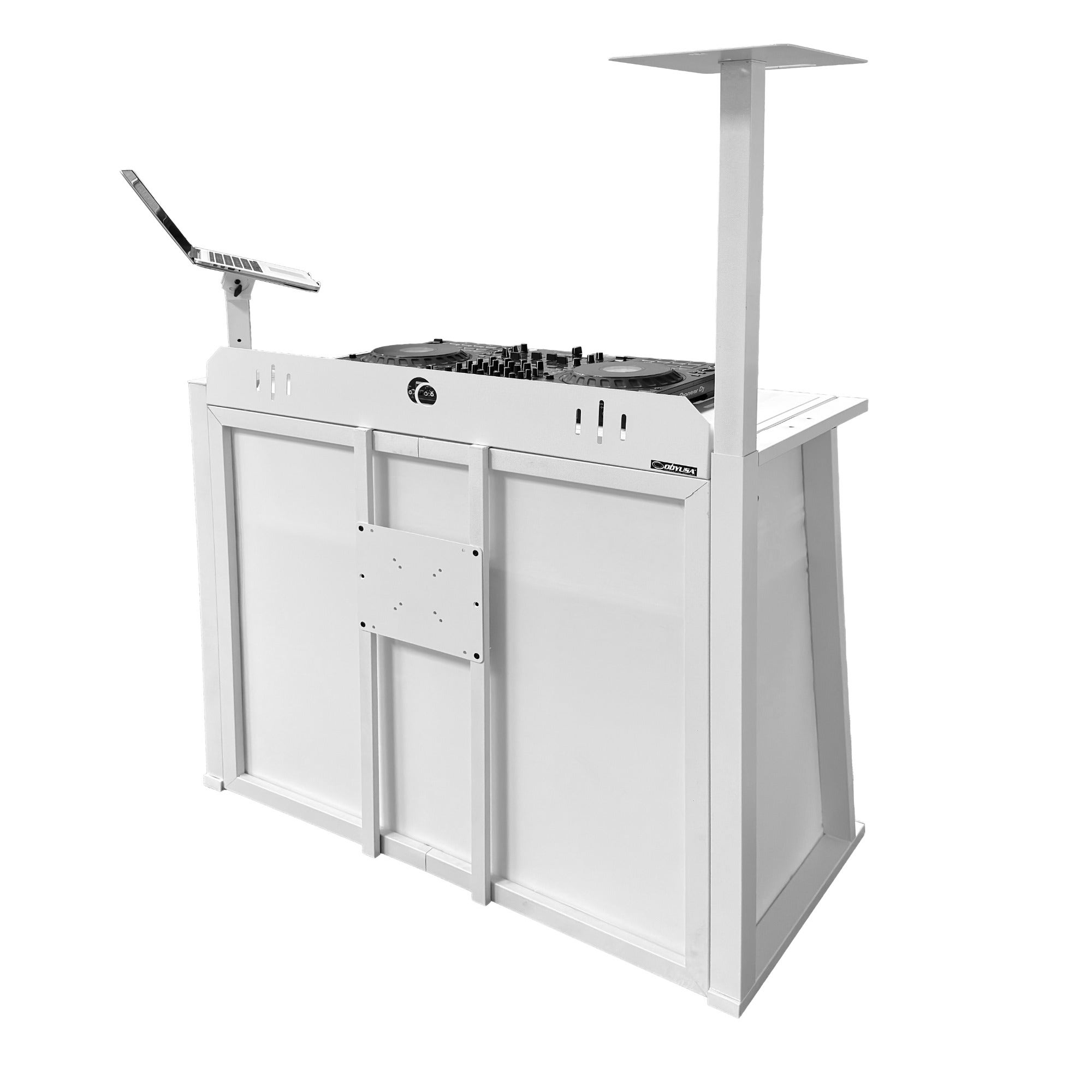 Odyssey Metal Works DJ Booth System White
