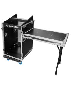 Odyssey 13U Top Slanted 16U Bottom Vertical Pro Combo Rack