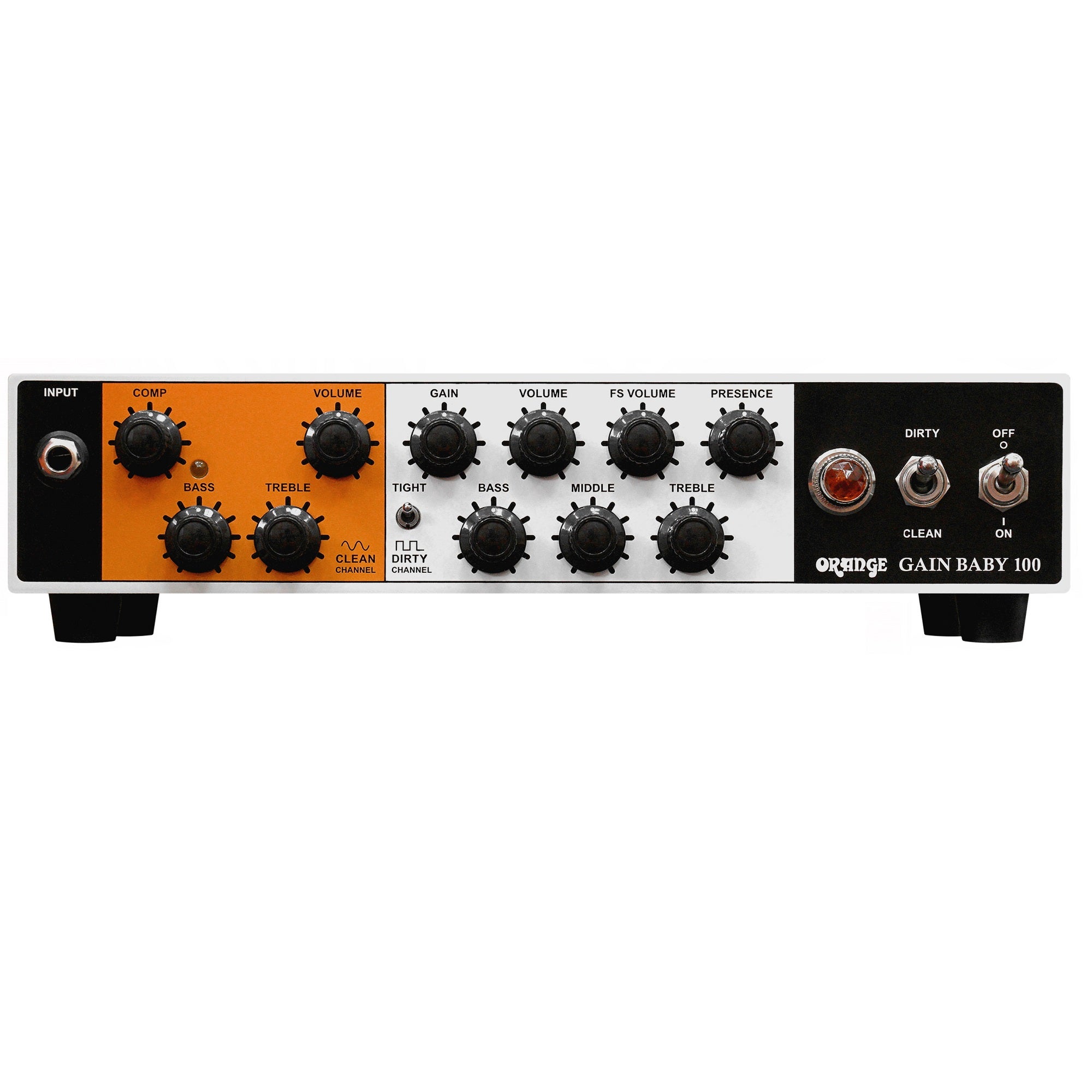 Orange Gain Baby Twin Channel Guitar Amp Head 100 Watts