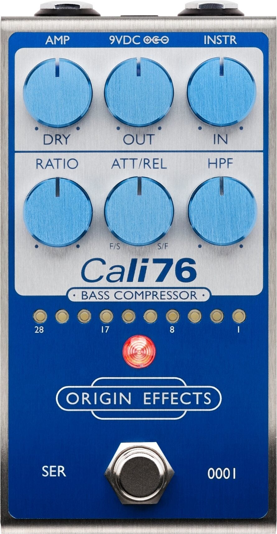 Origin Cali76 Bass Compressor Pedal Super Vintage Blue