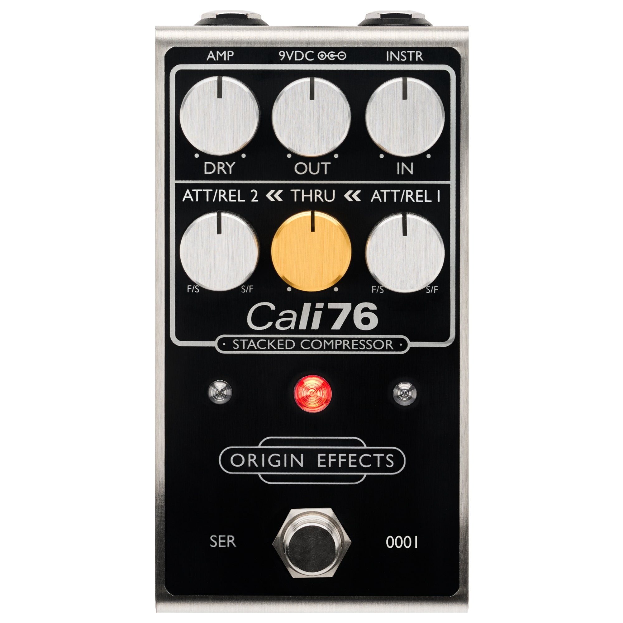 Cali76 Stacked Compressor Pedal Black