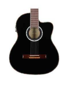Ortega RCE141 Nylon String Acoustic Electric Guitar with Gig Bag