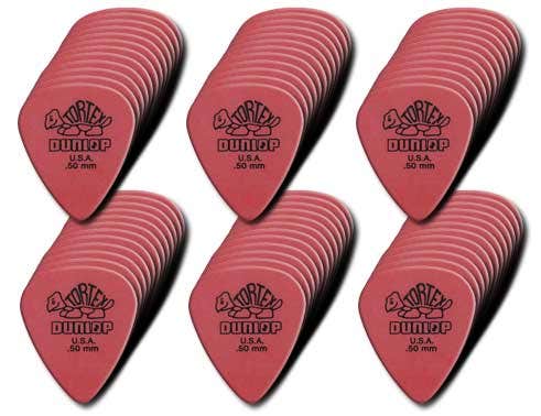 Dunlop 4181 Tortex Standard Guitar Picks .50mm 72 Pack Red