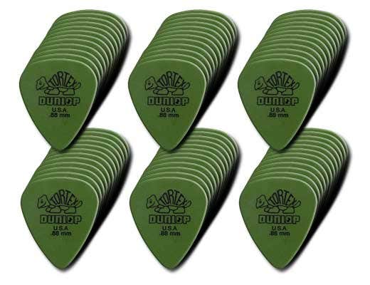 Dunlop 4181 Tortex Standard Guitar Picks .88mm 72 Pack Green
