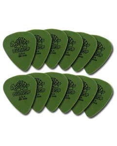 Dunlop 4181 Tortex Standard Guitar Picks .88mm 12 Pack Green
