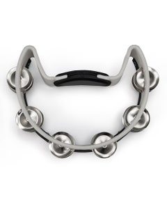 Pearl PTM10SHX Quick Mount Tambourine Steel White