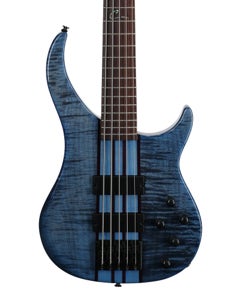 Peavey Cirrus 5-String Guitar Flame Maple with Case Trans Blue