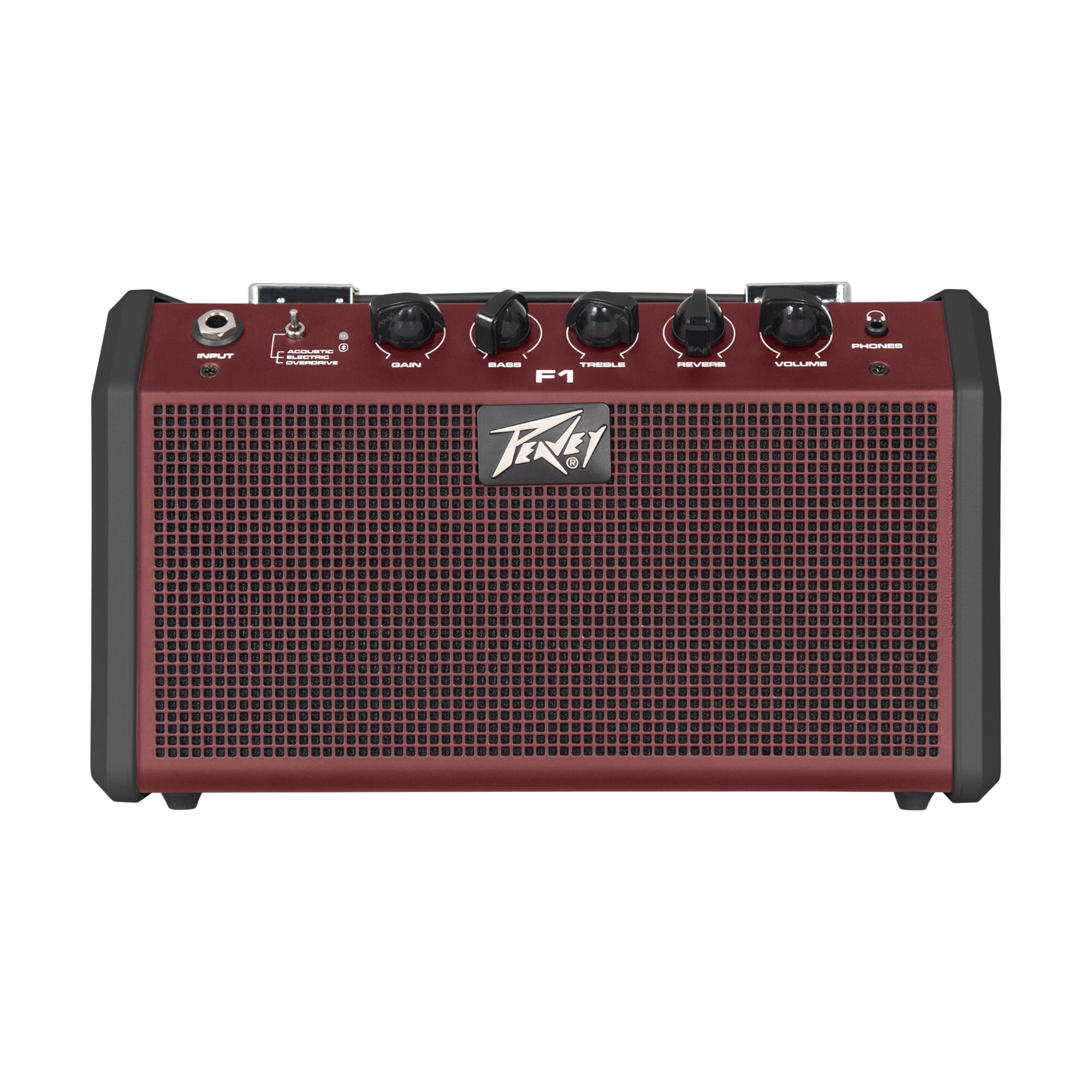Peavey F1 BT Wireless Miniamp Red 2x3 Inches 14 Watts