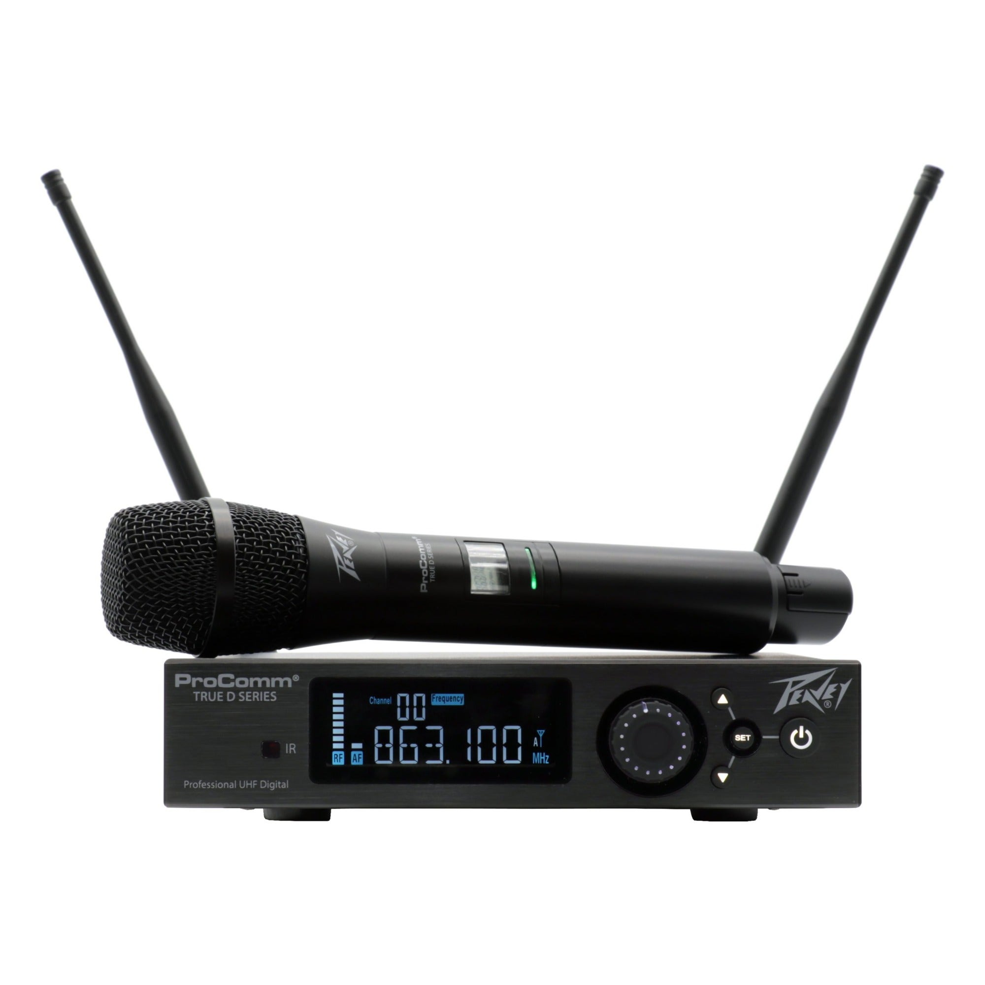 Peavey ProComm True D Professional UHF Wireless Handheld Microphone System 512-542 MHz