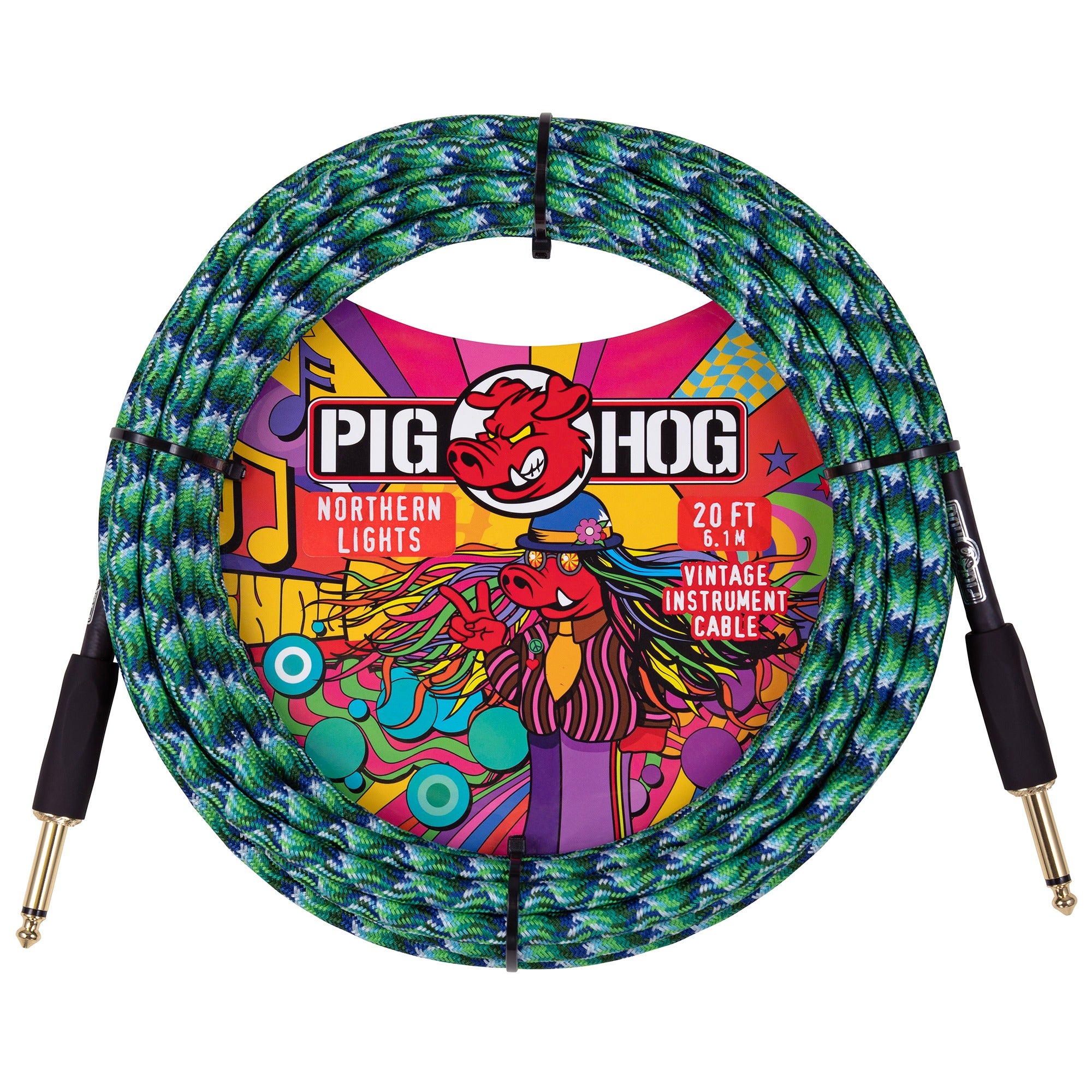 Pig Hog Northern Lights Instrument Cable 20ft