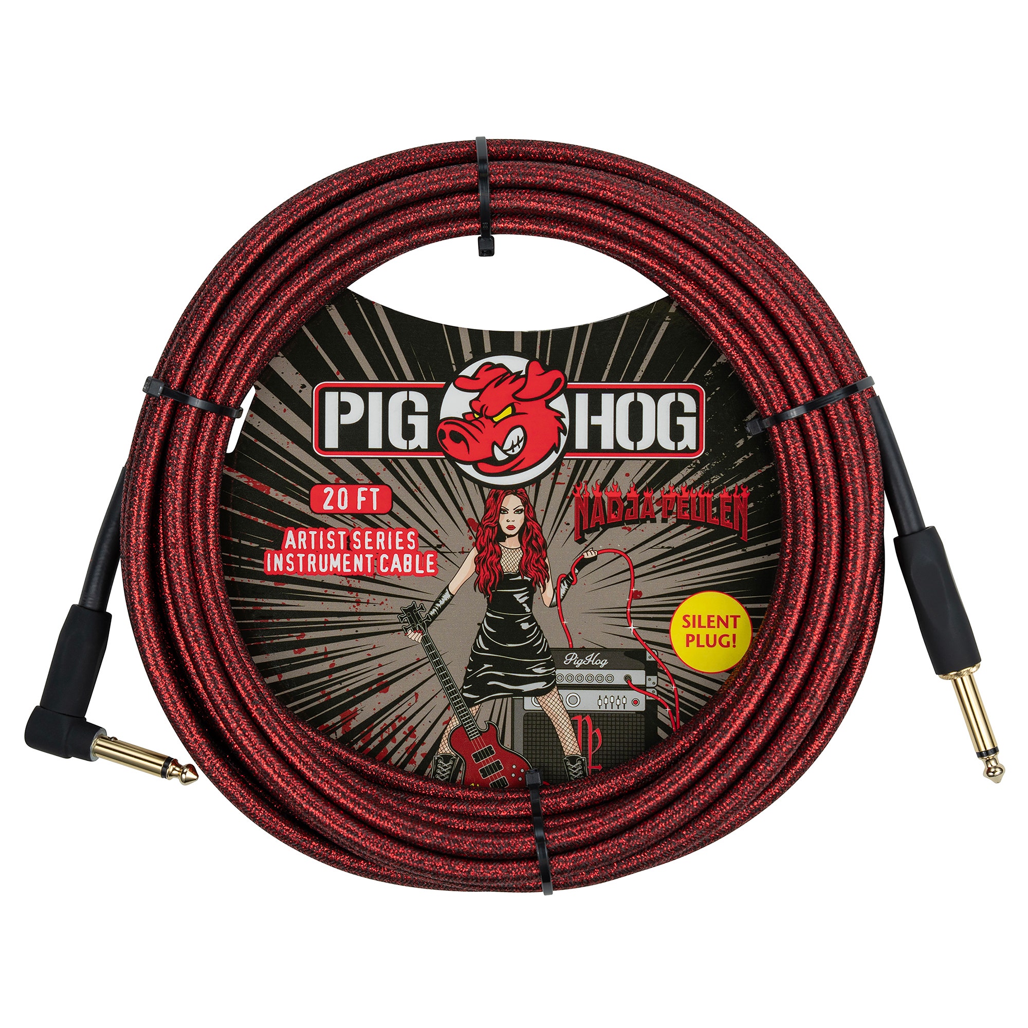 Pig Hog Artist Series Instrument Cable Nadja Peulen