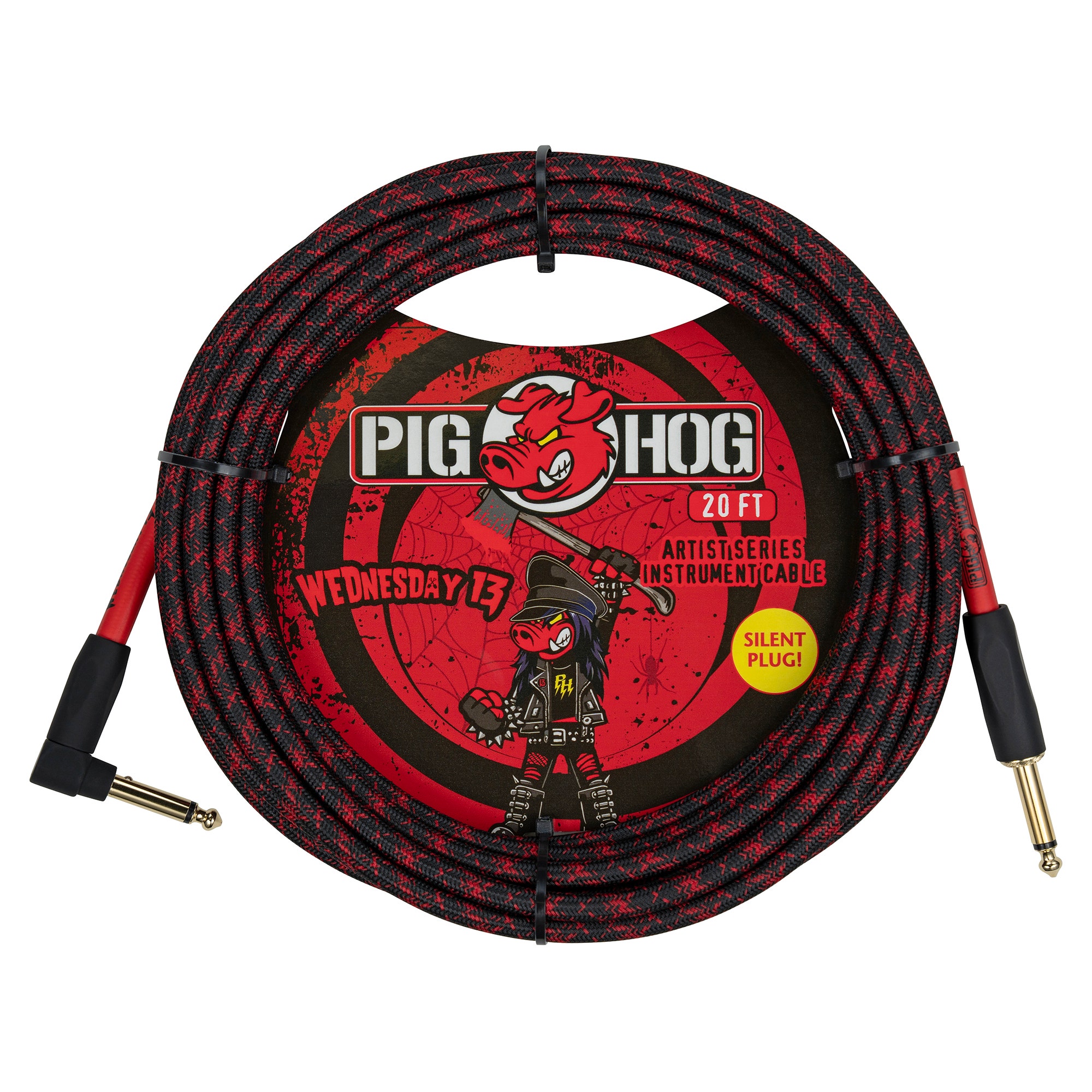 Pig Hog Artist Series Instrument Cable Wednesday 13
