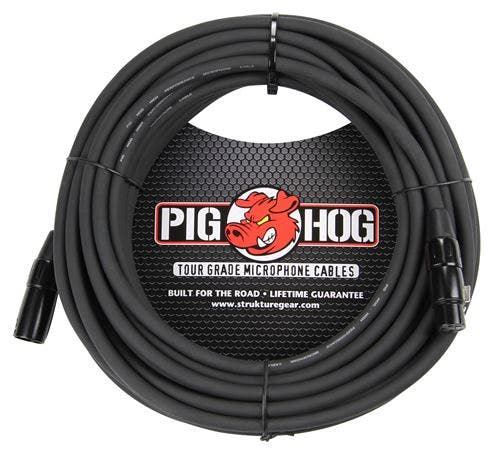 Pig Hog 8mm XLR Microphone Cable - 50 Feet