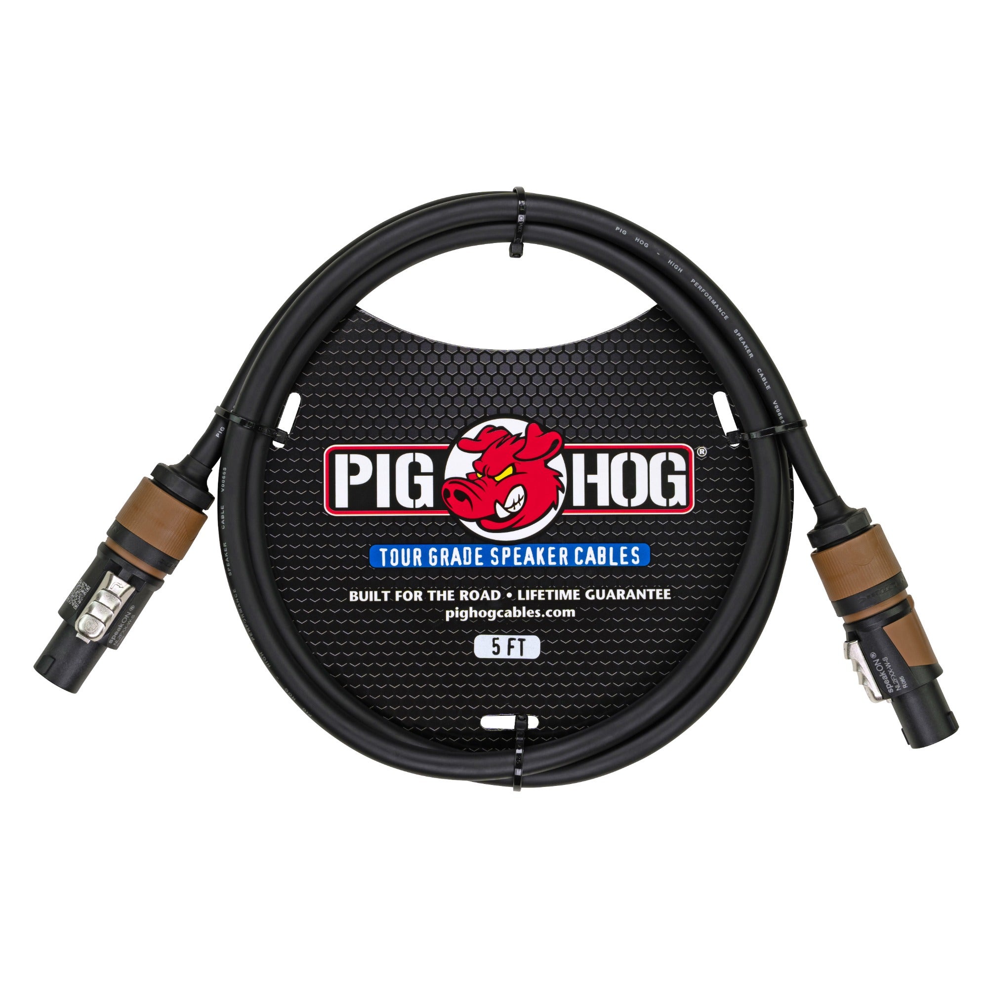 Pig Hog PHSC5SPK 14 Gauge Speaker Cable 5 foot Speakon