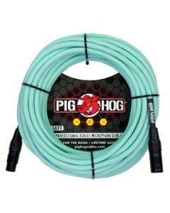 Pig Hog Hex Series Mic Cable Seafoam Green 50ft