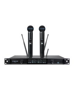 Phenyx Pro PTI-2-2H Auto-Scanning Handheld Microphone Wireless System