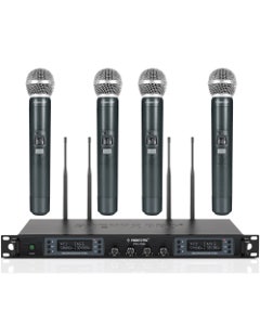 Phenyx Pro PTU70004H Quad UHF Handheld Wireless System