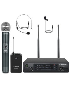 Phenyx Pro PTU711H1B Dual UHF Combo Wireless System