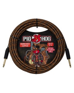 Pig Hog Burnished Copper Instrument Cable 20 Feet