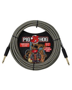 Pig Hog Tarnished Silver Instrument Cable 20 Feet