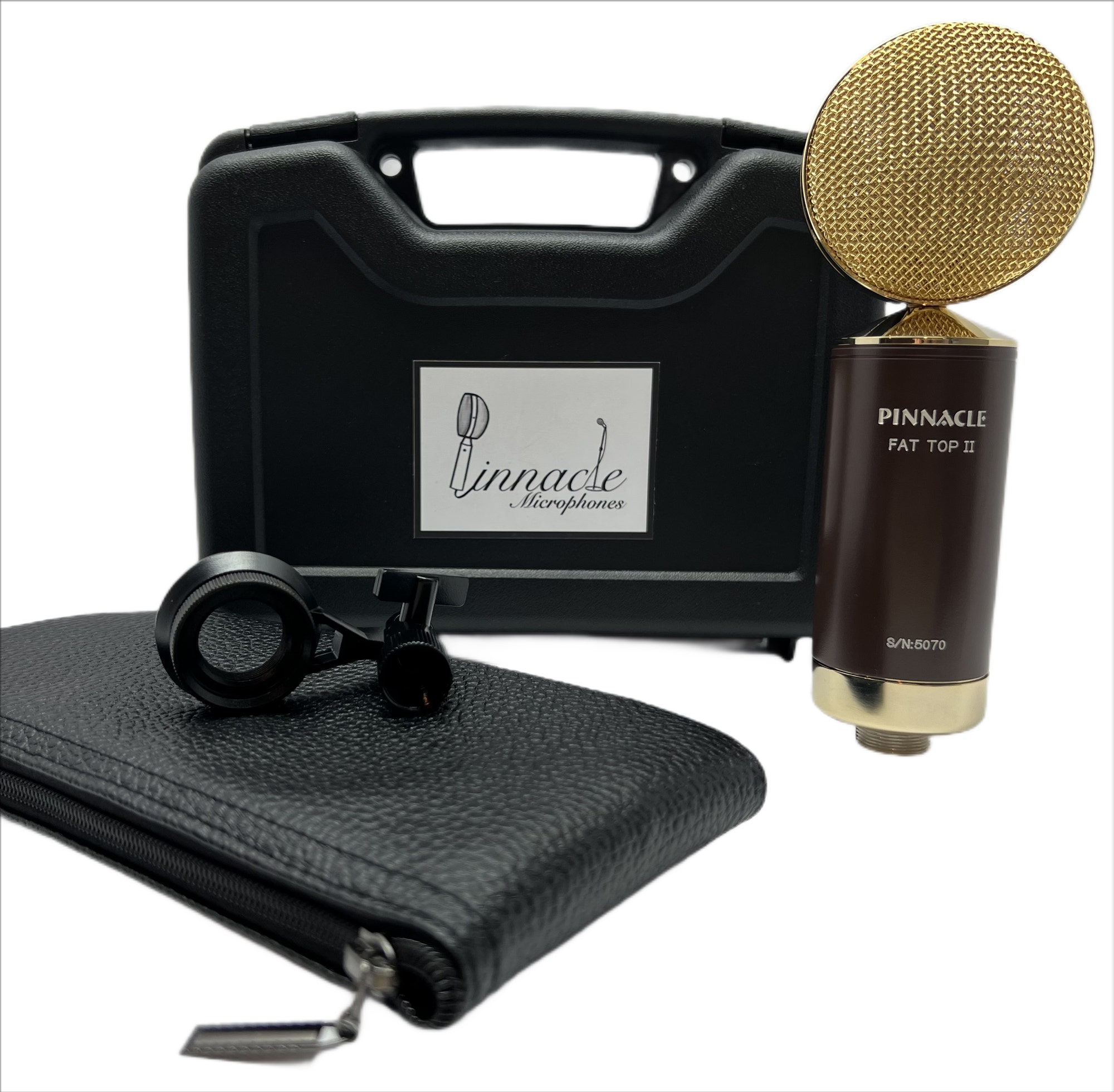 Pinnacle Microphones Fat Top II Brown with Lundahl Transformer