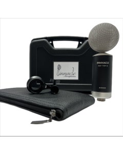 Pinnacle Microphones Fat Top II Black Mic with Lundahl Transformer