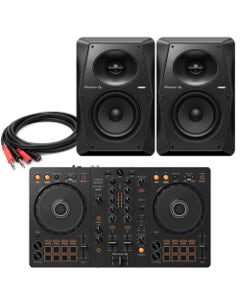Pioneer DJ DDJFLX4 DJ Controller with Studio Monitors