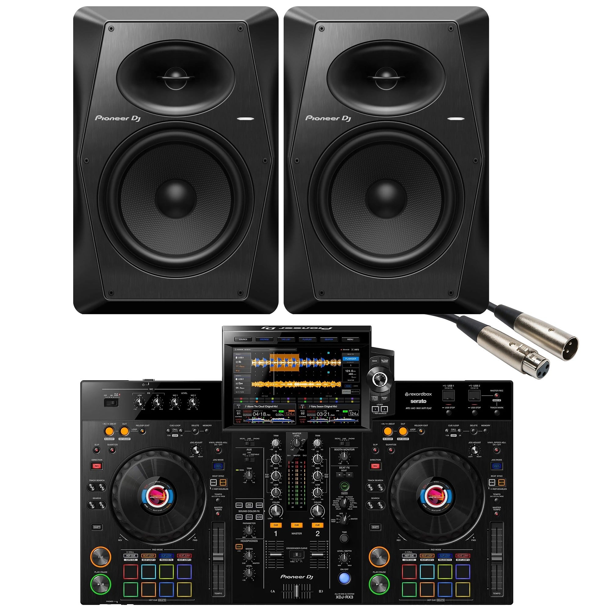 Pioneer DJ XDJRX3 Professional DJ System with Studio Monitors